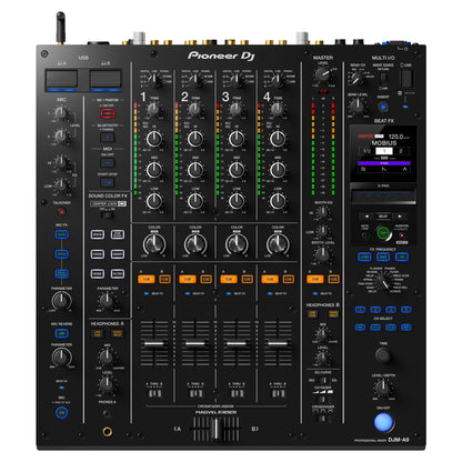 Pioneer DJ DJM-A9 4-Channel Digital Pro-DJ Mixer with Bluetooth, Black (Open Box)