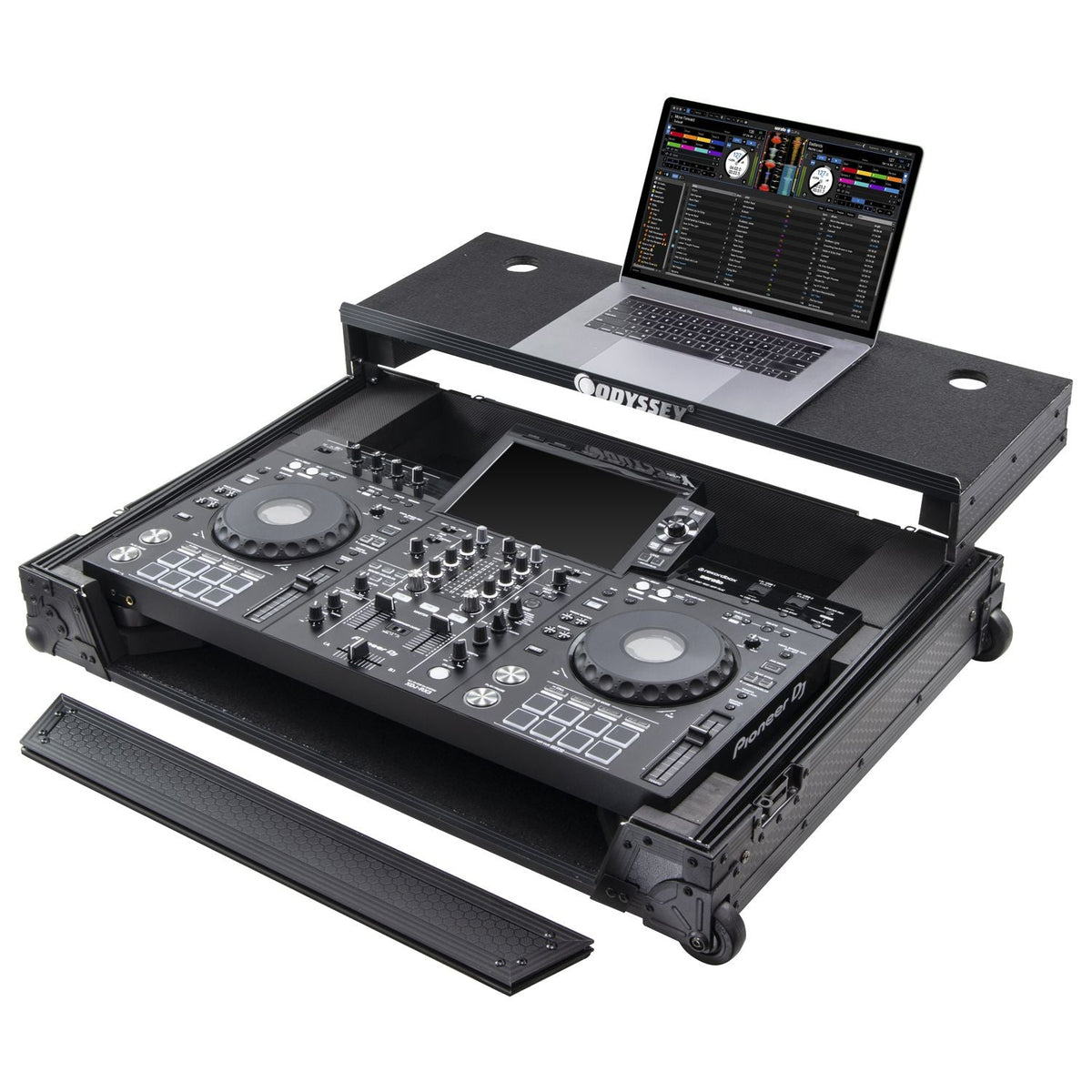 Odyssey Hexagon Industrial Board Case with Glide Platform for Pioneer XDJ-RX3