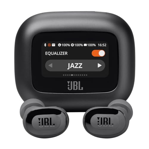 JBL Live Buds 3 - True wireless noise-cancelling bud-type earbuds (Black)