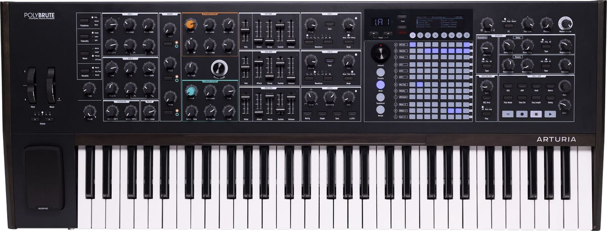 Arturia PolyBrute 6-Voice Polyphonic Morphing Analog Synthesizer - Noir, Limited Edition