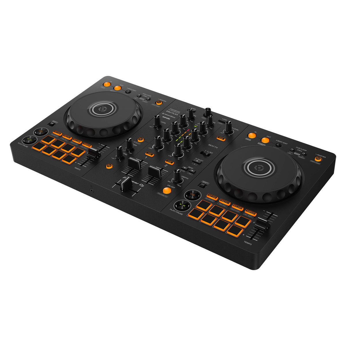 Pioneer DJ FLX-4 + Fluid Audio C5BT + M40X Bundle