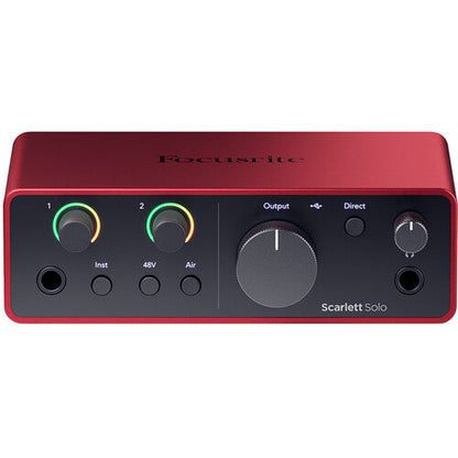 Focusrite Scarlett Solo USB-C Audio Interface (4th Generation) (Open Box)