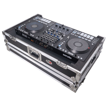 ProX XS-RANEFOURW ATA Flight Style Road Case for RANE Four DJ Controller with 1U Rack Space and Wheels (Open Box)