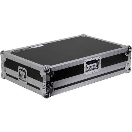 Odyssey Flight Zone Low-Profile Series DJ Controller Case for Pioneer DDJ-REV7 (Silver on Black)