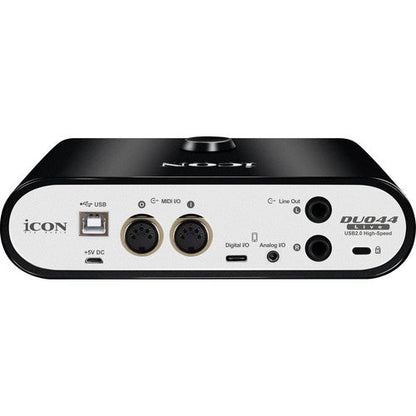 Icon Pro Audio Duo44 Live 4x4 Livestream USB Audio/MIDI Interface (Open Box)