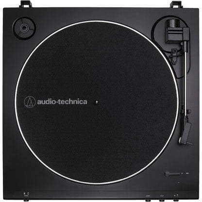 Audio-Technica Consumer AT-LP60XBT-USB-BK Fully Automatic Two-Speed Stereo Turntable with Bluetooth & USB (Black) (Open Box)