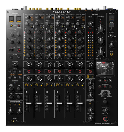 Pioneer DJ DJM-V10-LF Long Fader Creative-style 6-channel  DJ Mixer (Open Box)