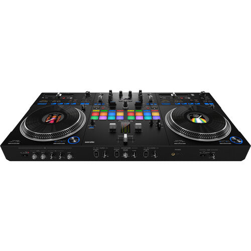 Pioneer DJ DDJ-REV7 2-Channel Serato DJ Pro Controller + Odyssey EVA Case for Pioneer DDJ-REV7 with Cable Compartment