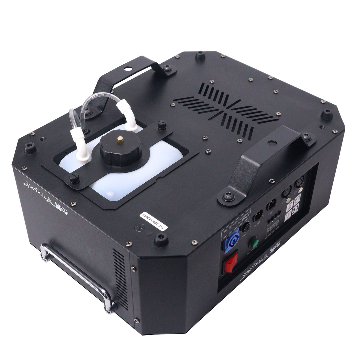 ProX Professional Stage Portable Fog Machine Vertical Spray DJ Effects DMX RGBA LED Lighting System