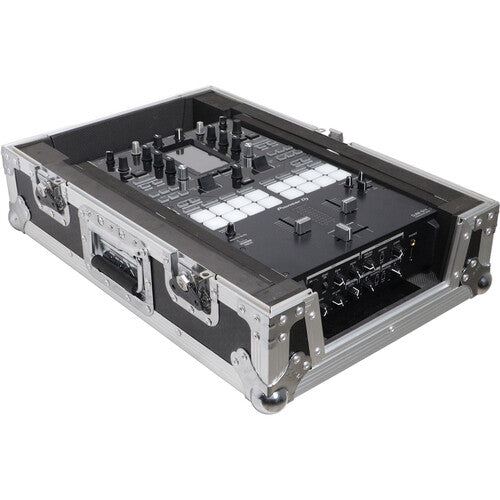 ProX XS-M11 Universal Flight Case for Pioneer DJM-S11 and Rane SEVENTY / SEVENTY-TWO MKII Mixers (Silver on Black)