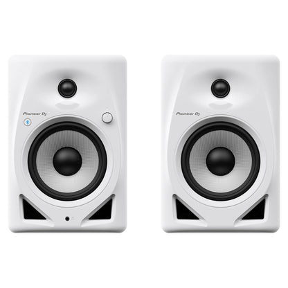 Pioneer DJ DM-50D-BT-W 5-inch Desktop Active Monitor Speaker Pair with Bluetooth - White