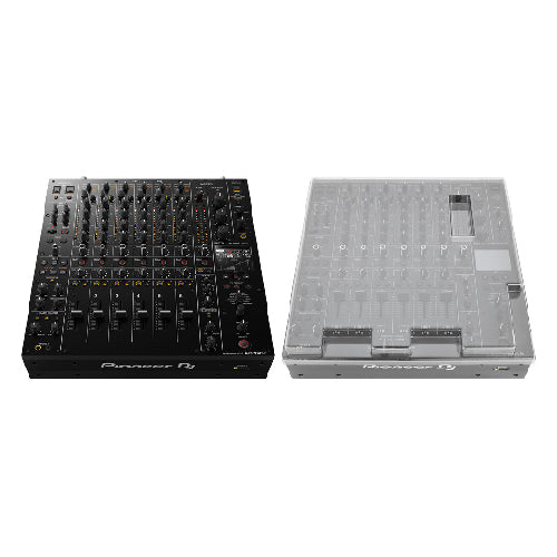 Pioneer DJ DJM-V10-LF Long Fader Creative-style 6-channel DJ Mixer + Decksaver Dust Cover