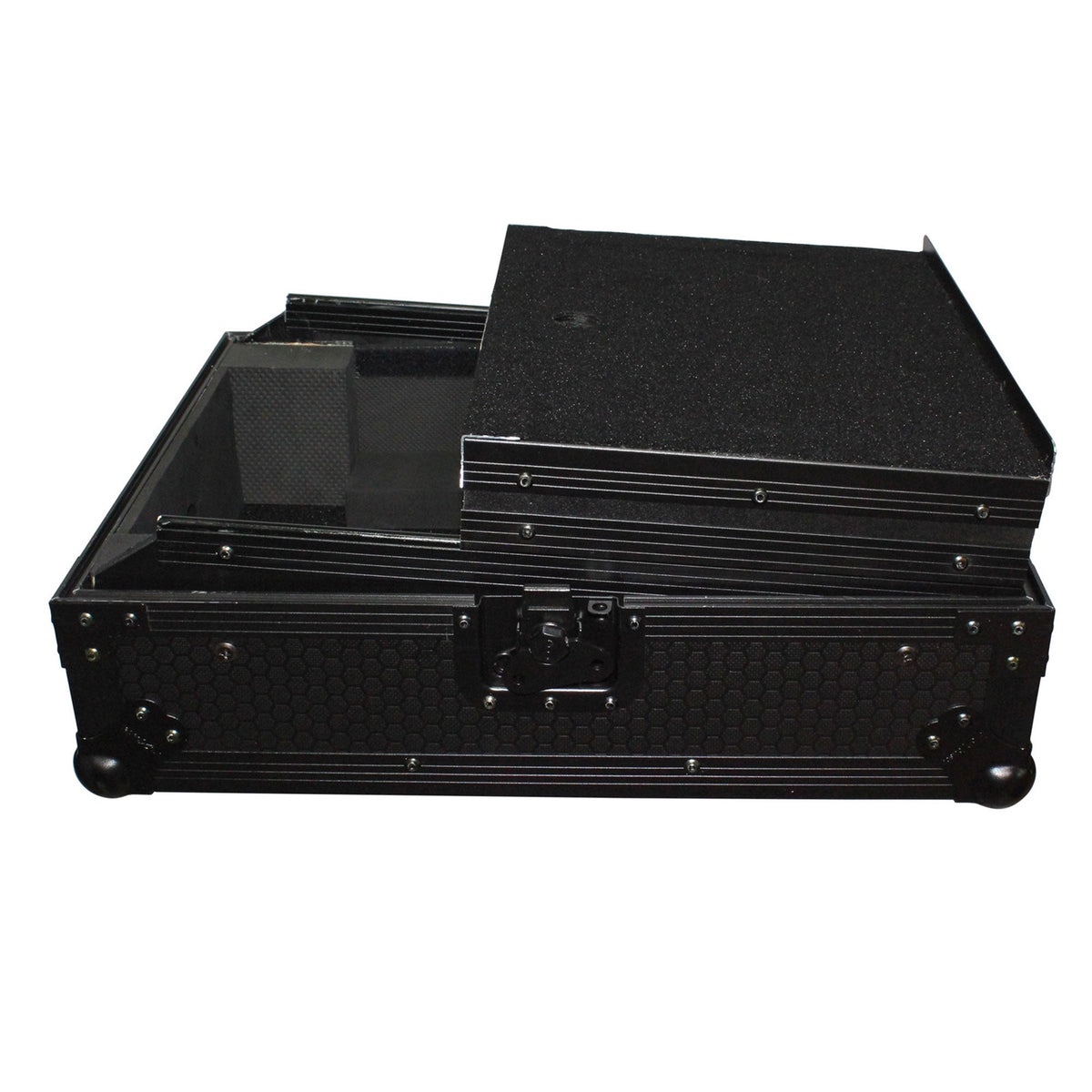 Pro X - Mixer ATA Flight Case for Large Format 12" Universal DJ Mixer W/ Laptop Shelf (Open Box)