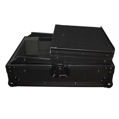 Pro X - Mixer ATA Flight Case for Large Format 12" Universal DJ Mixer W/ Laptop Shelf (Open Box)