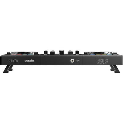 Hercules DJControl Inpulse 500 2-Deck USB DJ Controller with DJUCED Light Guides Software, Black (Open Box)